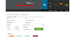 Desktop Screenshot of moroccoairlines.com